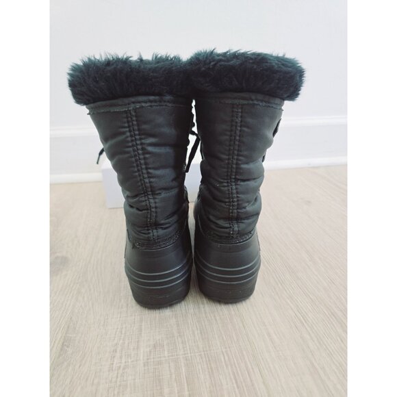 Sorel Kaufman Canada Black Waterproof Felt Lace Up Snow Winter Boots Shoes 8 - Picture 7 of 12